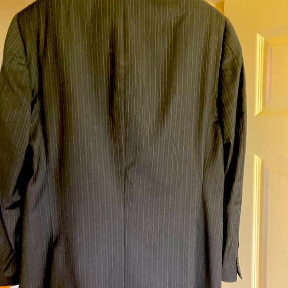 Burberry men’s jacket 40R Blue with delicate pin striping - Picture 5 of 8